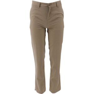 NWT LANDS' END BOY'S TAILORED STAIN RESISTANT CHINO PANTS KHAKI 16 UNHEMMED